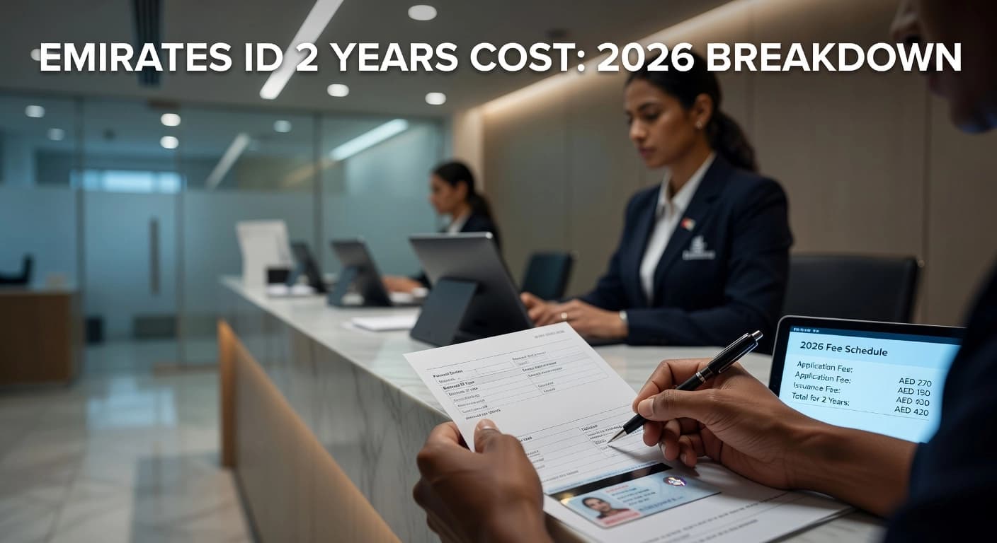 Emirates ID 2 Years Cost: 2026 Breakdown