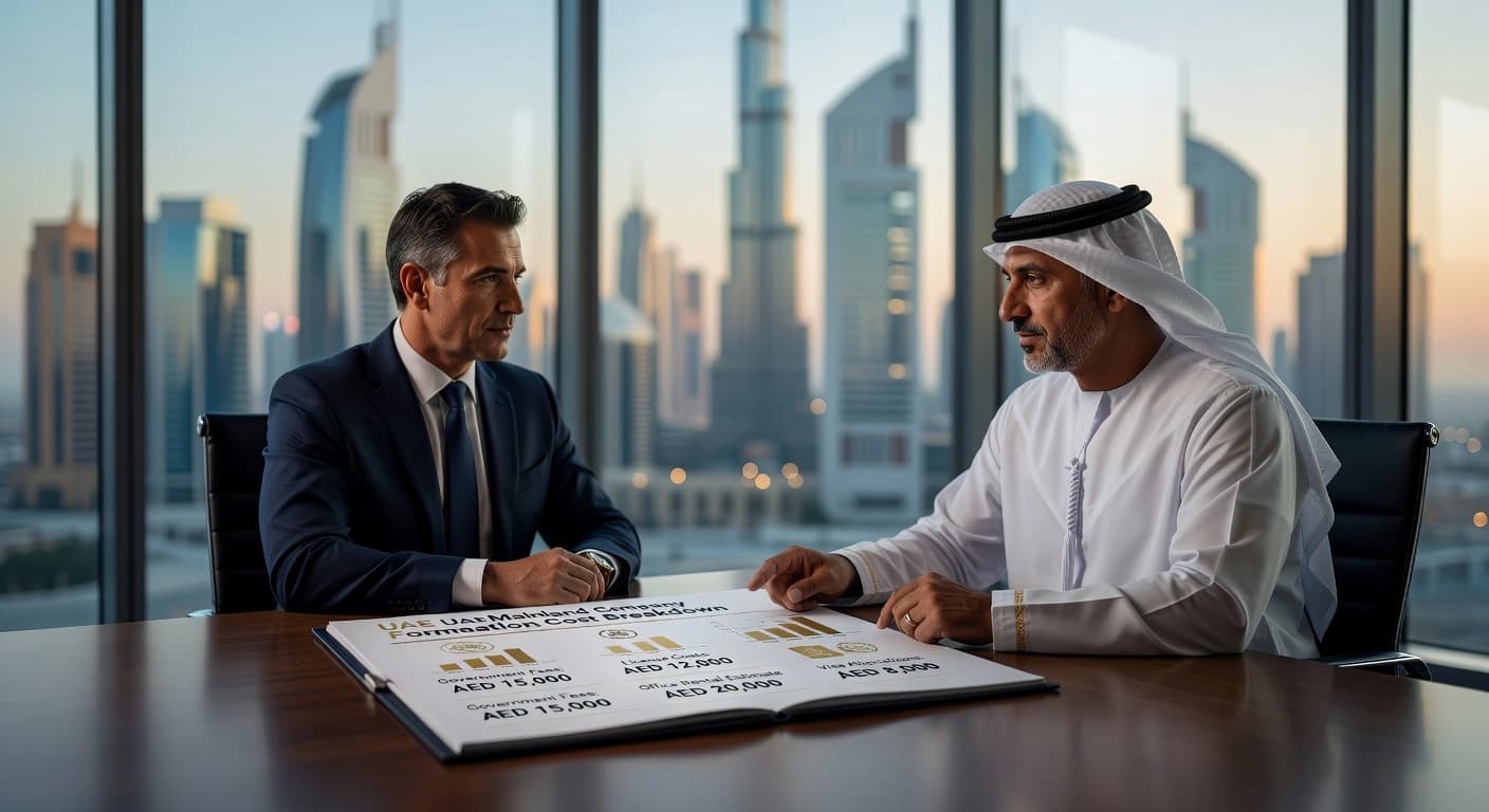 UAE Mainland Company Formation Cost Breakdown