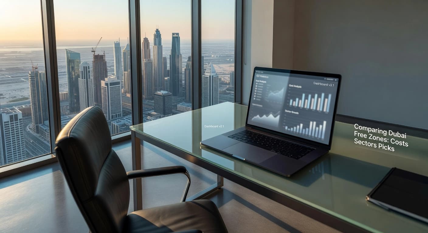 Comparing Dubai Free Zones: Costs Sectors Picks
