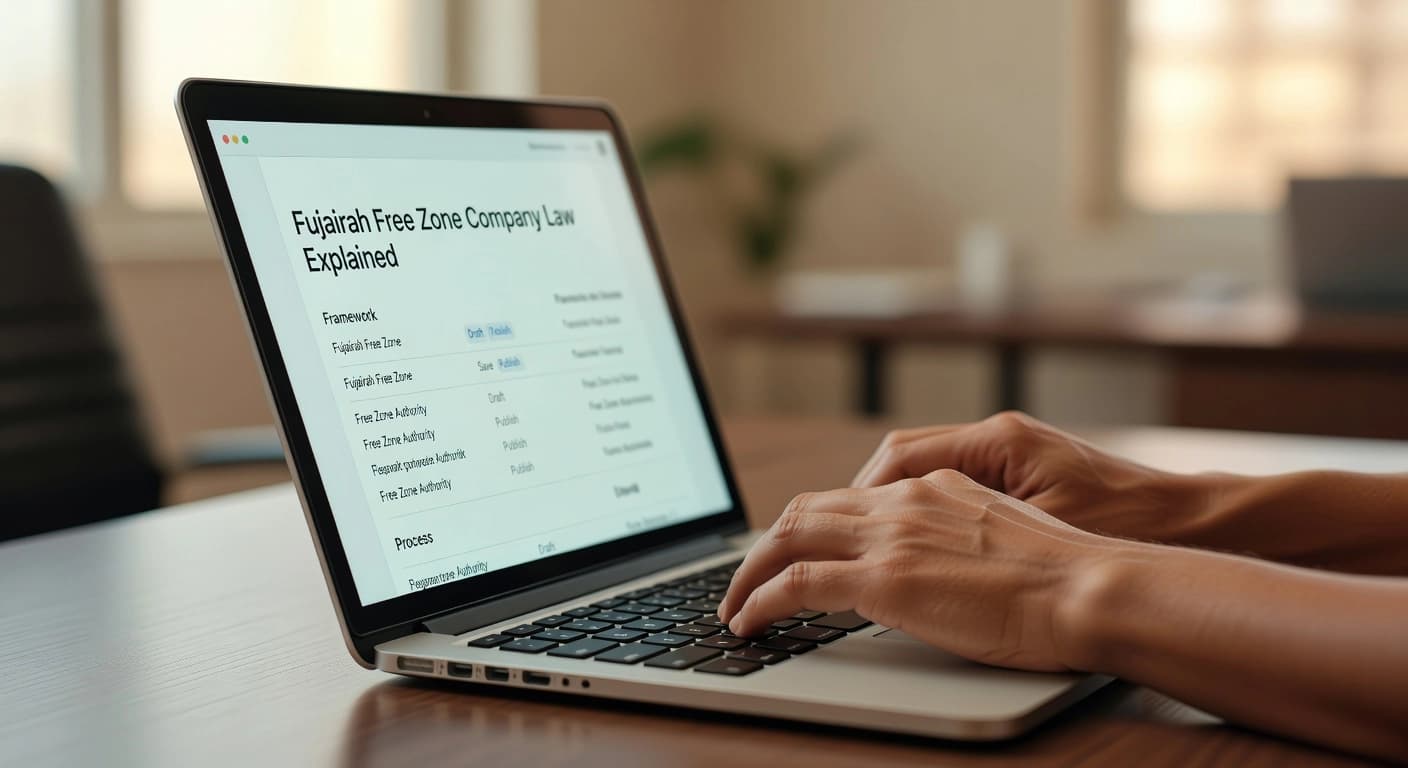 Fujairah Free Zone Company Law Explained