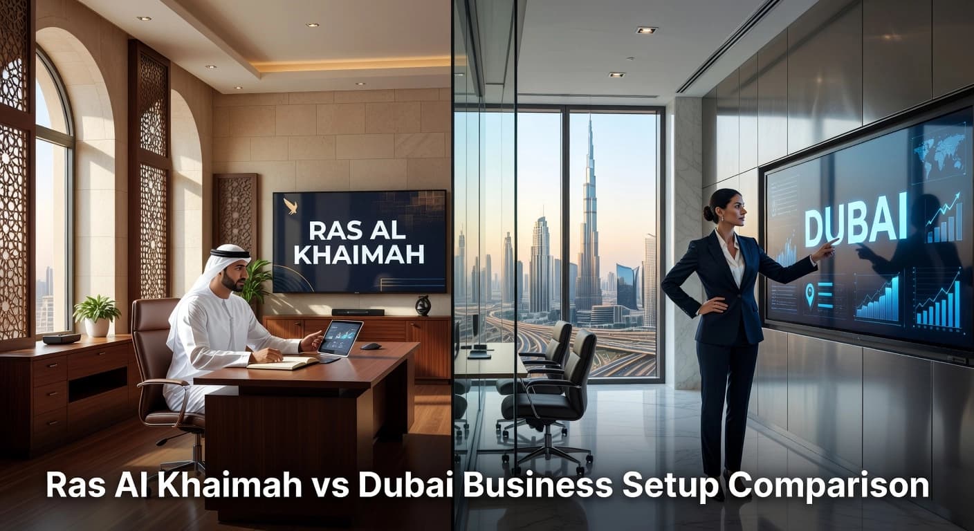 Ras Al Khaimah vs Dubai Business Setup Comparison