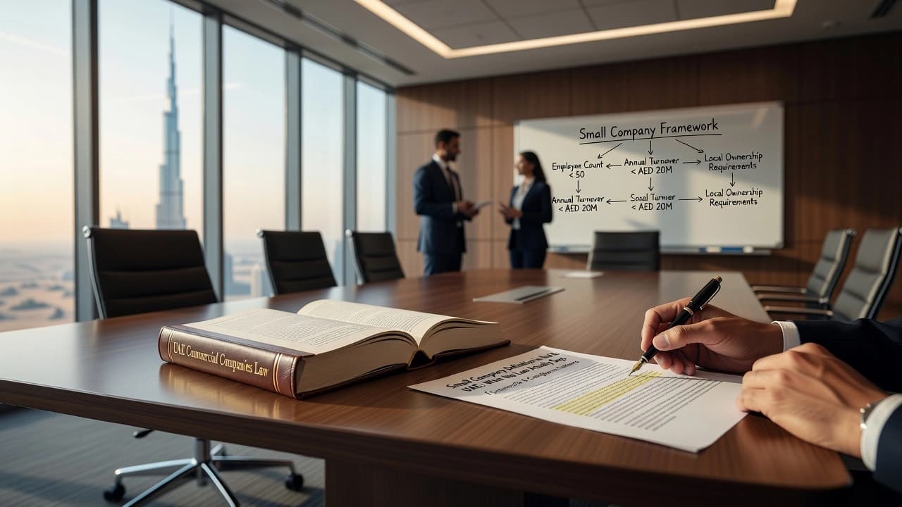 Small Company Definition in the UAE: What the Law Actually Says